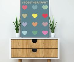 Art print #togetherapart